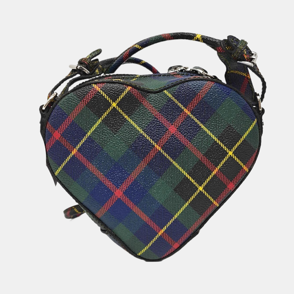 Coated Canvas Shoulder Bag Green