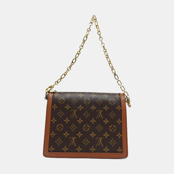 DAUPHINE MM Monogram Coated Canvas Brown