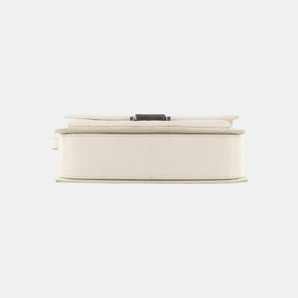 BELLECHASSE Calfskin White