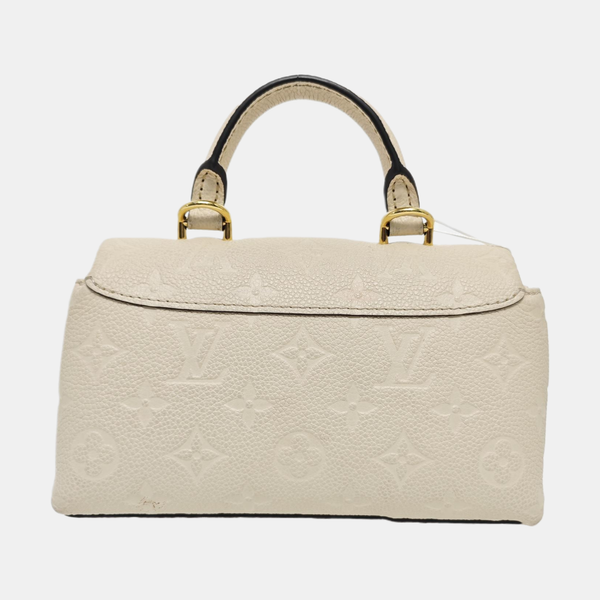 NANO MADELEINE Nano Monogram Calfskin Beige
