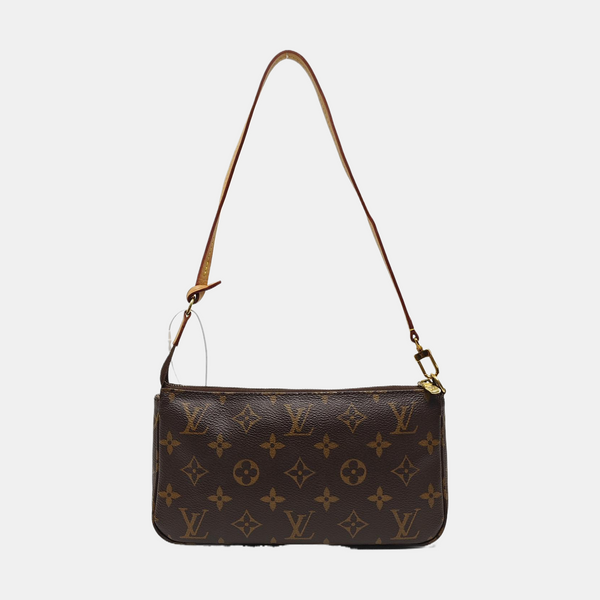 ACCESSOIRES GM Monogram Coated Canvas Brown