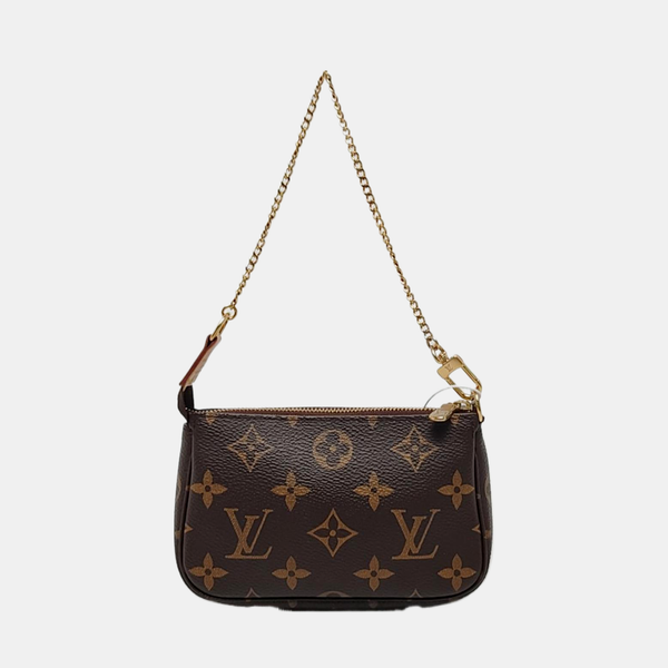 ACCESSOIRES Mini Monogram Coated Canvas Brown