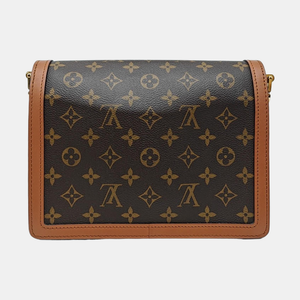 DAUPHINE MM Monogram Coated Canvas Brown