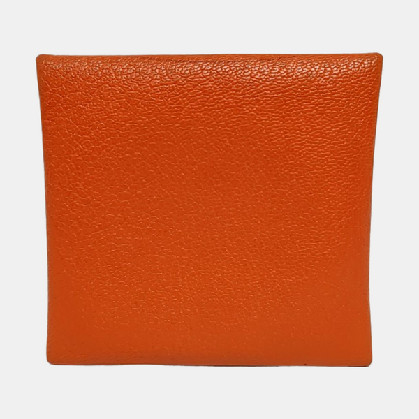 Bastia Chèvre Mysore Orange Card Holder