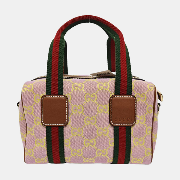 Ophidia Mini Monogram Canvas Pink