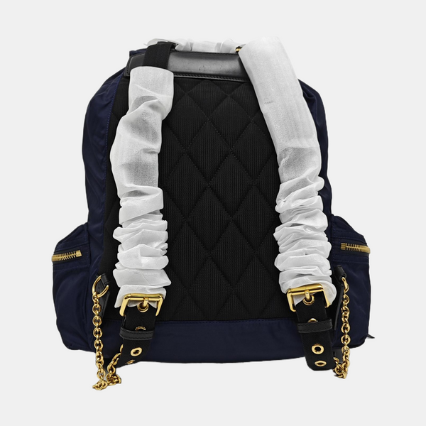 The Rucksack Large Nylon Blue