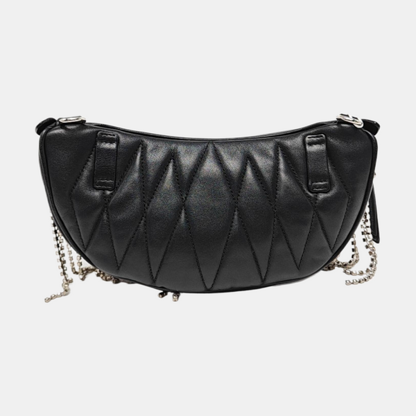 Fringed Lambskin Black