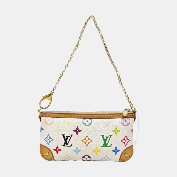 LV × TM VINTAGE MILLA Monogram Coated Canvas White