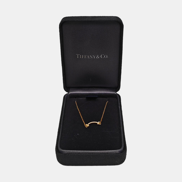 Tiffany T 18k Rose Gold Necklace