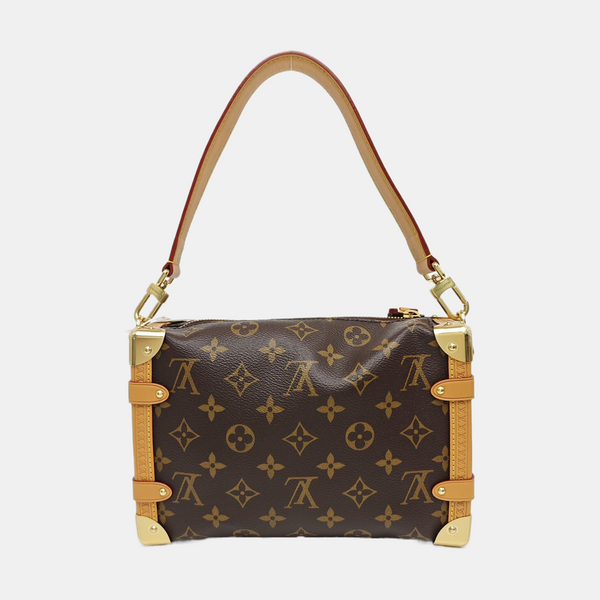 SIDE TRUNK MM Monogram Coated Canvas Brown