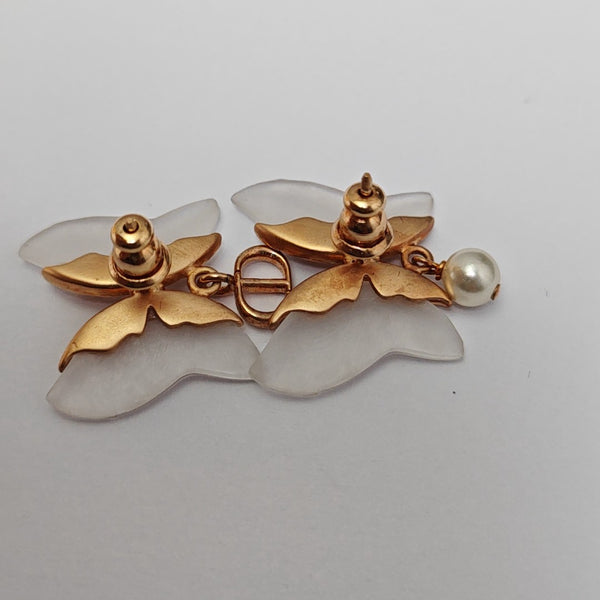 Metal Rose Gold Stud Earrings