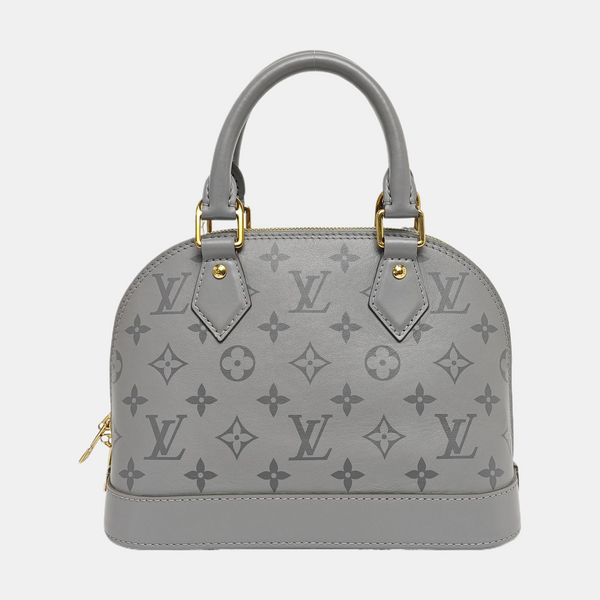 ALMA BB Monogram Calfskin Gray