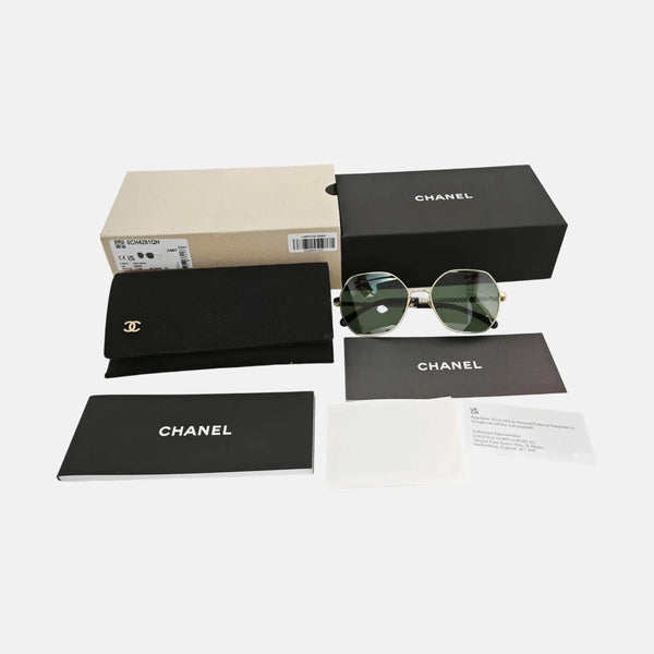 Metal Sunglasses Green