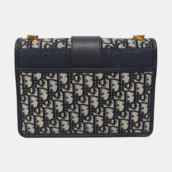 30 Montaigne Oblique Canvas Blue