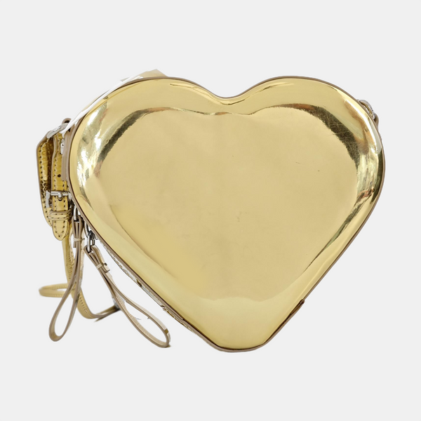 Calfskin Shoulder Bag Gold