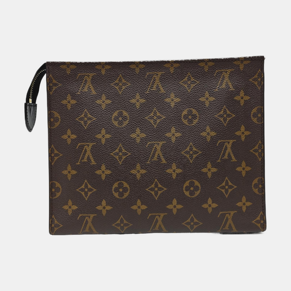 TOILET POCKET 26 Monogram Coated Canvas Brown