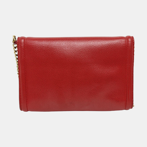 Ginny Mini Calfskin Red