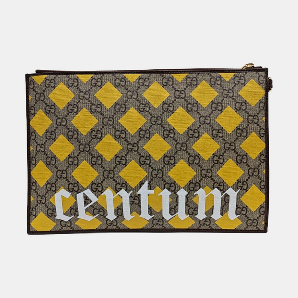 Courrier Monogram Coated Canvas Beige