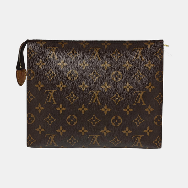 BOLSILLO DE ASEO 26 Lona Monogram Revestida Marrón