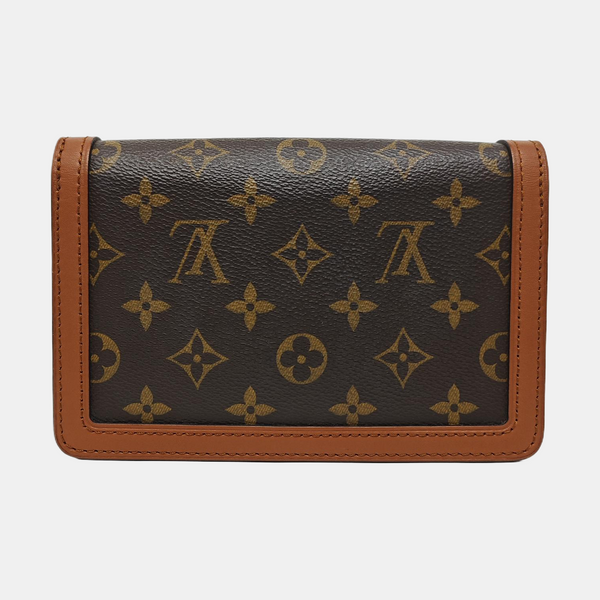 DAUPHINE Monogram Coated Canvas Brown