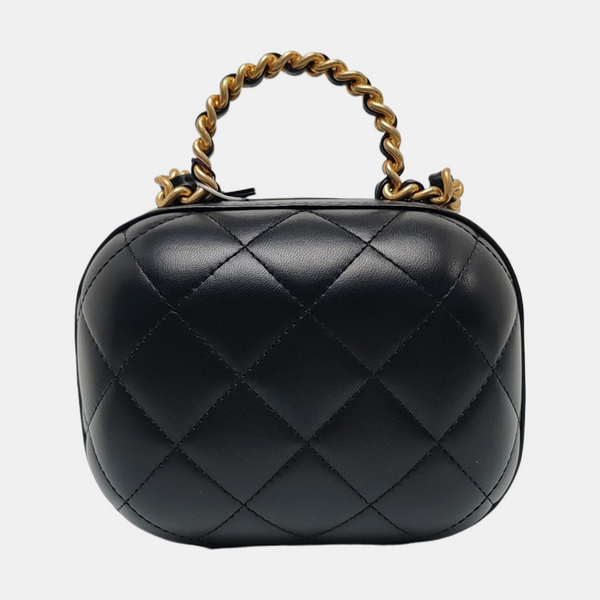 Quilted Lambskin Black