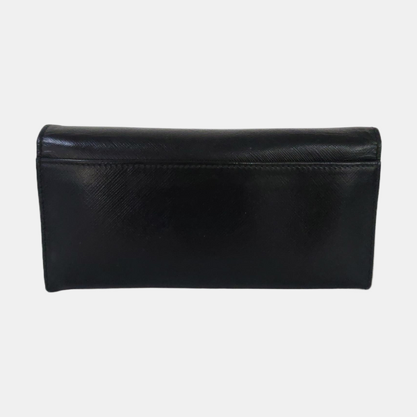 Vara Calfskin Black Wallet