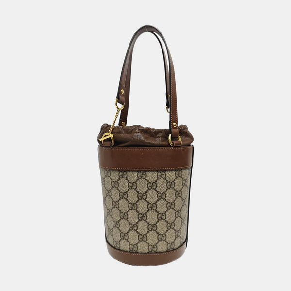 Horsebit 1955 Small Coated Canvas Beige