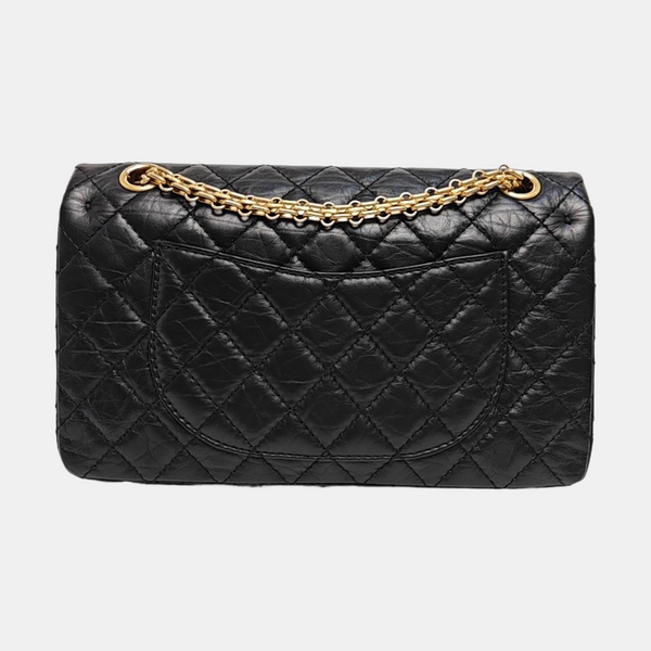 2.55 225 (small) Quilted Calfskin Black