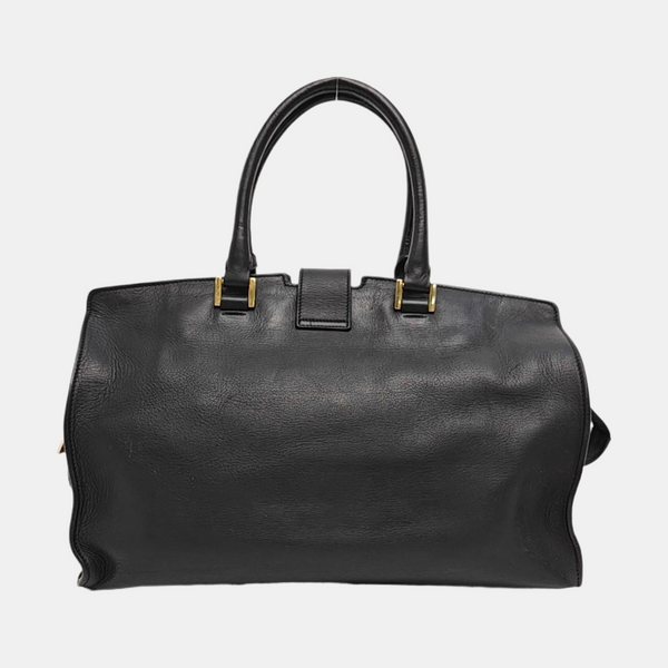 CHYC Y LIGNE Medium Calfskin Black