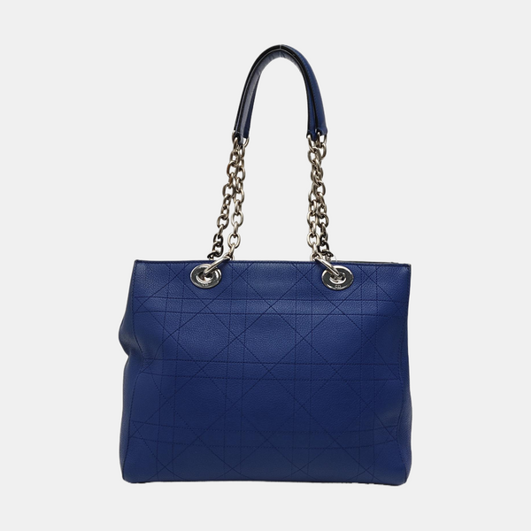Nwts Ultra Med Cannage Calfskin Blue