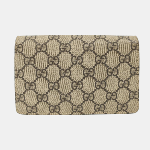 Dionysus Super Mini Monogram Coated Canvas Beige