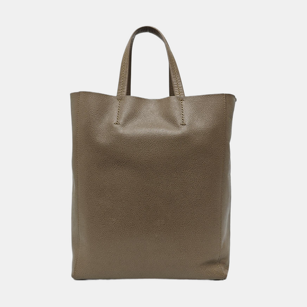 Authenticated pre-owned CABAS Small Calfskin Grey - Tote Bag at Looply