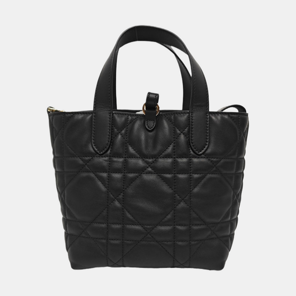 Toujours Small Cannage Calfskin Black