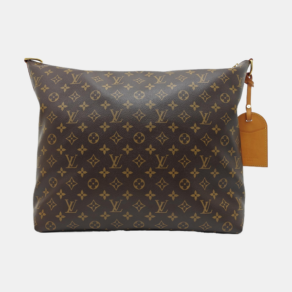 Monogram Coated Canvas Shoulder Bag GM Brown