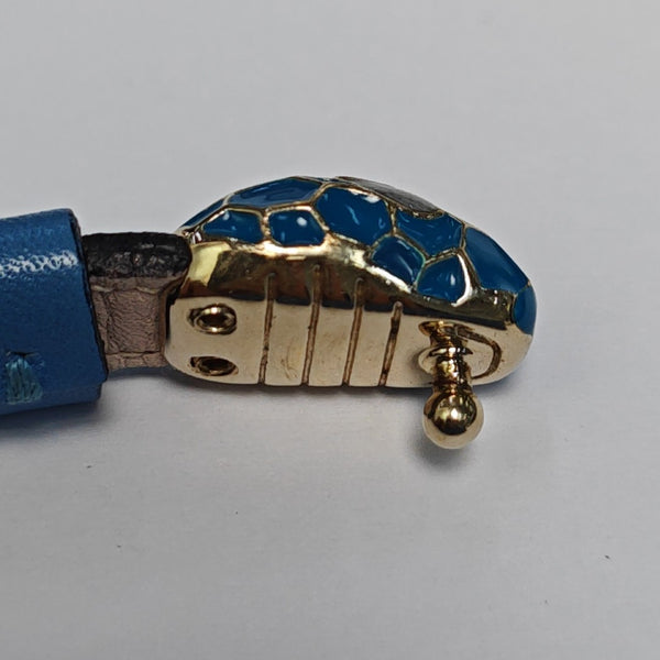 SERPENTI Leather Blue Bracelet