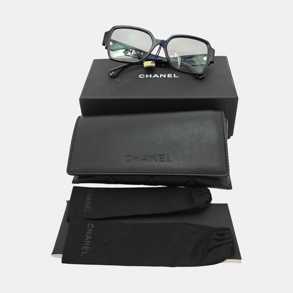 Synthetic Eyeglasses Black