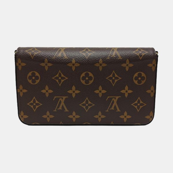 FÉLICIE Monogram Coated Canvas Brown