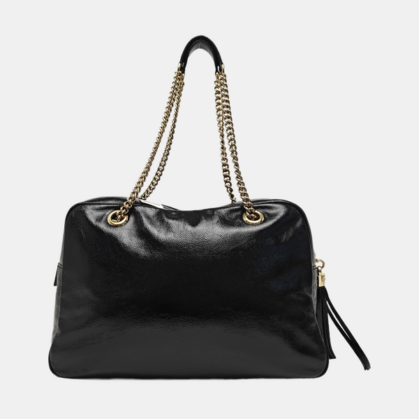 Soho Large Patent Leather Black