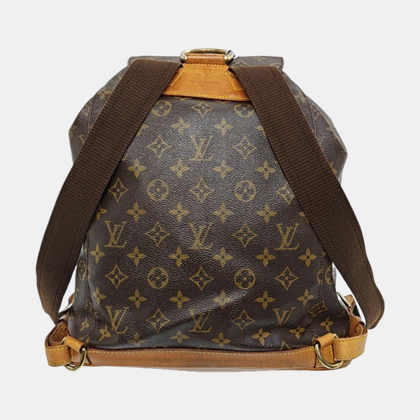 MONTSOURIS GM Monogram Coated Canvas Brown