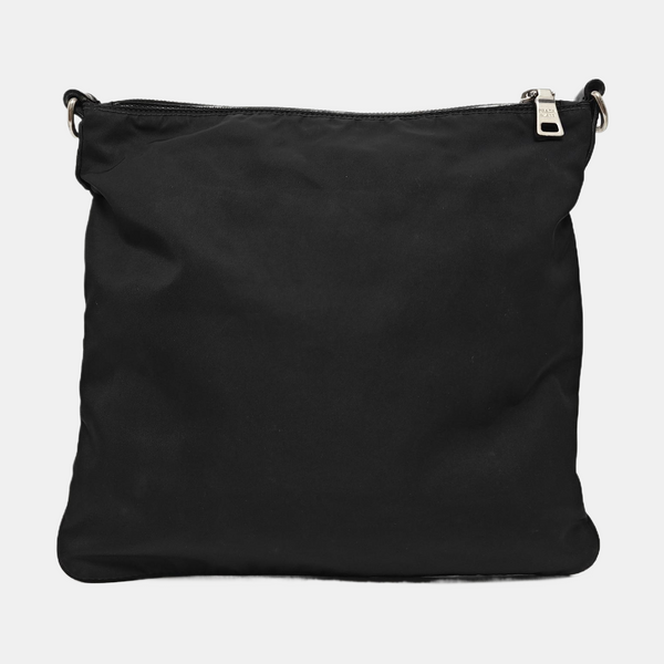 Nylon Top Handle Bag Black