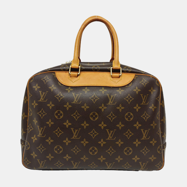 DEAUVILLE Monogram Coated Canvas Brown