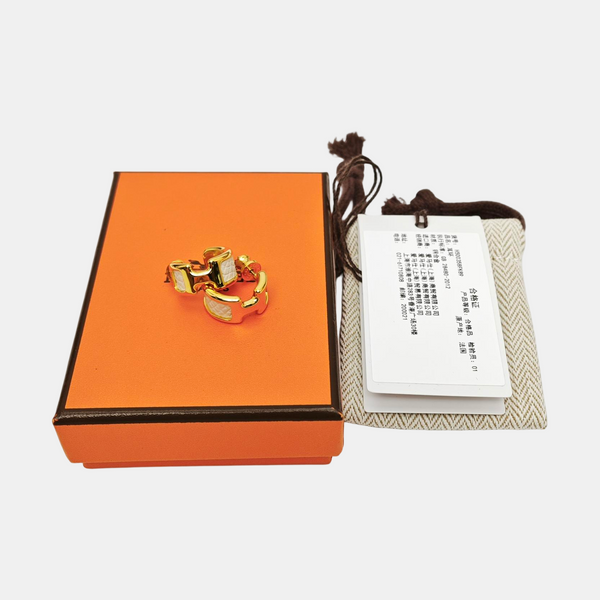 Metal Gold Stud Earrings