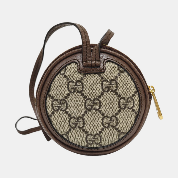 Ophidia Mini Monogram Lona Revestida Beige