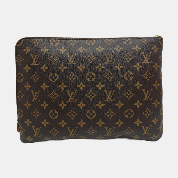 Etui Voyage MM Monogram Coated Canvas Brown