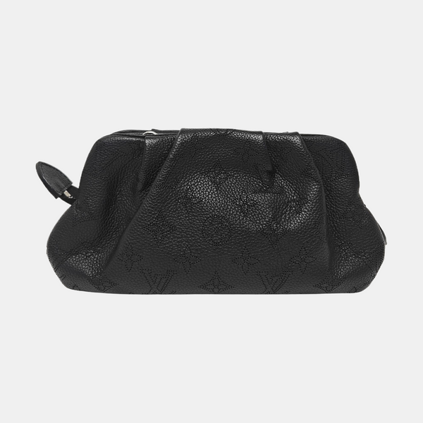 SCALA Mini Monogram Calfskin Black
