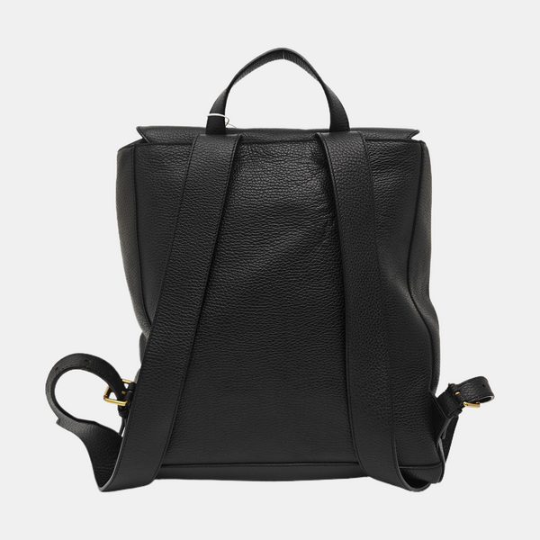 Calfskin Backpack Black