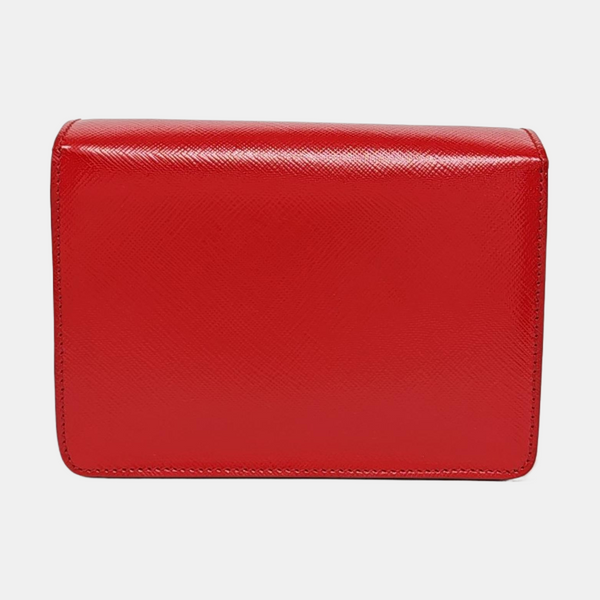 Patent Leather Shoulder Bag Red