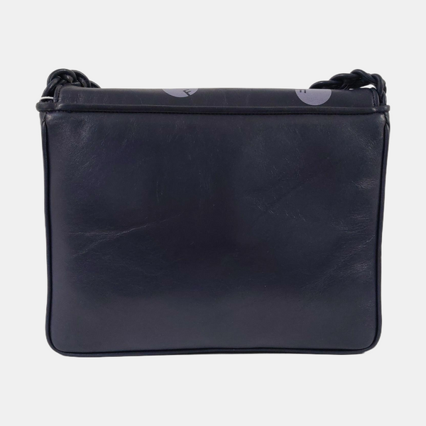 Calfskin Shoulder Bag Blue