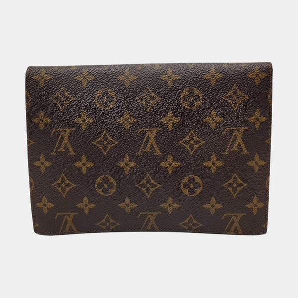 POCHETTE RABAT Monogram Coated Canvas Brown