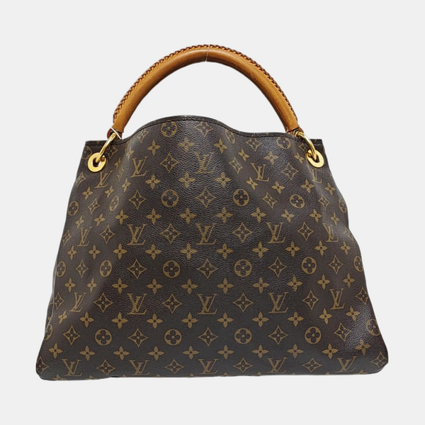 ARTSY MM Monogram Coated Canvas Brown